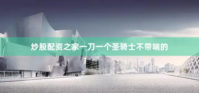 炒股配资之家一刀一个圣骑士不带喘的